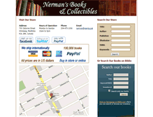 Tablet Screenshot of nermansbooks.com